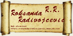 Roksanda Radivojčević vizit kartica